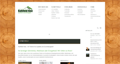Desktop Screenshot of kahlfeld-holz.de
